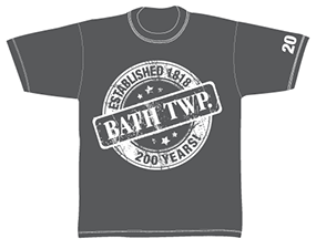 bath township 200th anniversary t shirt