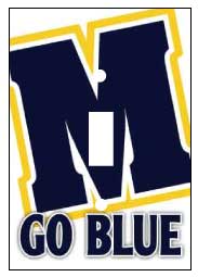 University of Michigan Light Switch Cover