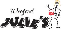 weekend at julie's t-shirt design